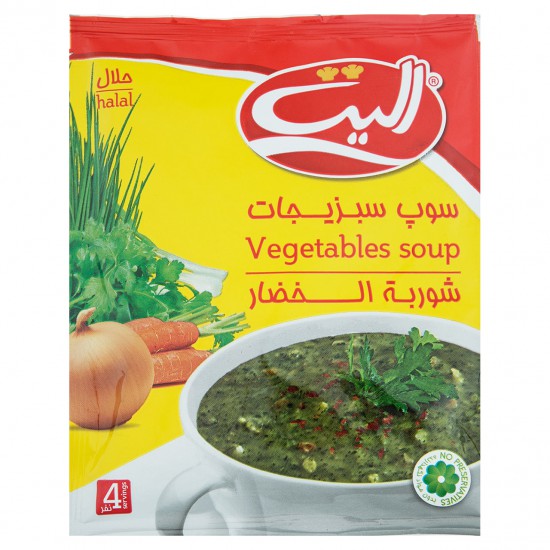 سوپ سبزیجات الیت مقدار 65 گرم
